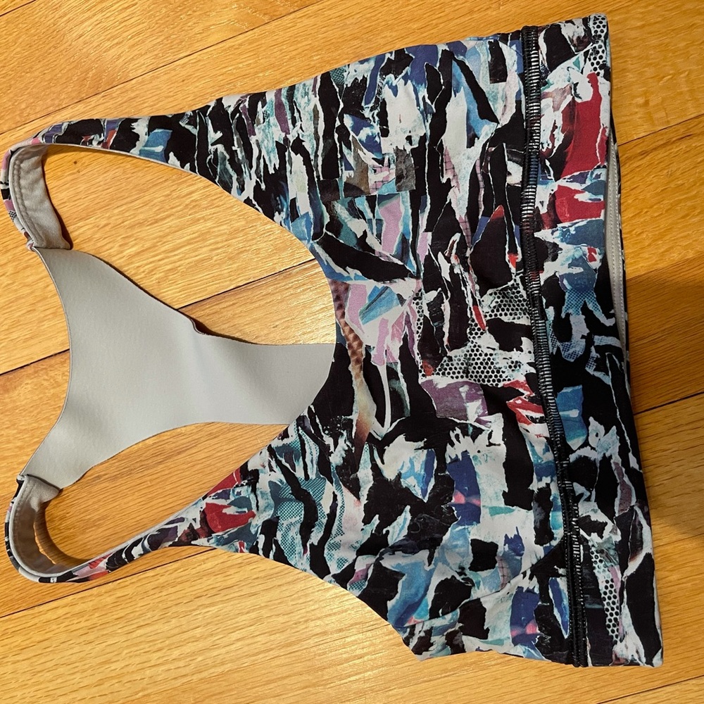lululemon multi colored sports bra